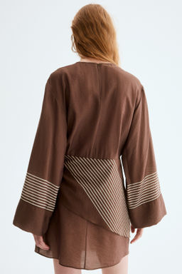 Short tie-detail dress - H&m фото 3