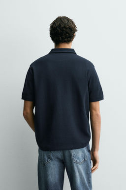 POLO REGULAR FIT ESTRUCTURA / Marino - Zara фото 3