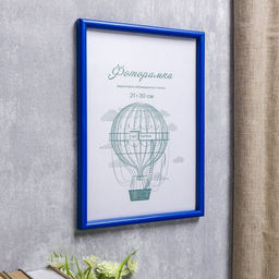 Фоторамка для фото 21×30 см Keep memories, Violet, синий, (пластиковый экран)