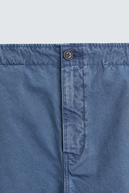 PANTAL?N CARGO RELAXED FIT LAVADO / Azul - Zara фото 9