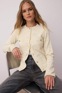 Bej Degrade Desenli Yumusak Dokulu Triko H?rka TWOAW26HI00070 - Trendyolmilla фото 2