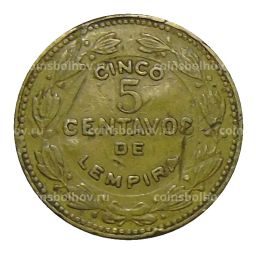 5 сентаво 1975 года Гондурас