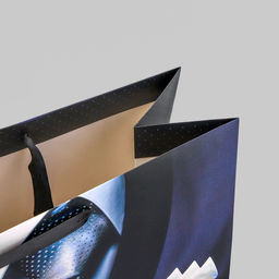 Пакет подарочный ламинированный, упаковка, «Best man», XL 49×40×19 см