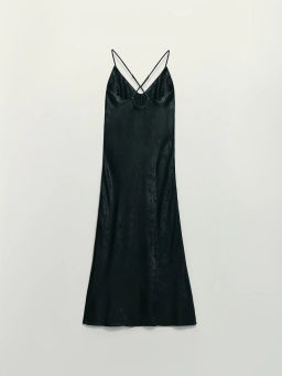 Платье миди из блестящей ткани / Zarina  фото 12