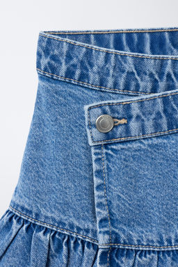 FALDA PAREO DENIM / Azul - Zara фото 3