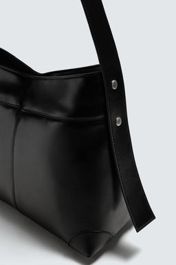 TOPSTITCHED TOTE BAG - Zara фото 11