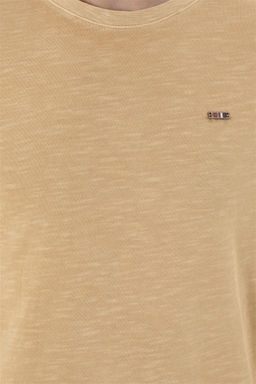 Мужская базовая футболка цвета Camel Неожиданная скидка в корзине - U.s. polo assn фото 7