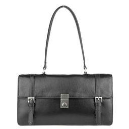 8604 черный, Женская кожаная сумка, Barcelo Biagi