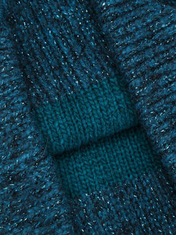 Шапка жен. мох+шерсть+виск+люр ZZ-BR55501 turquoise - Eleganzza фото 4