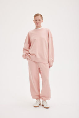 Джоггеры из 100% хлопка "Персик" женские