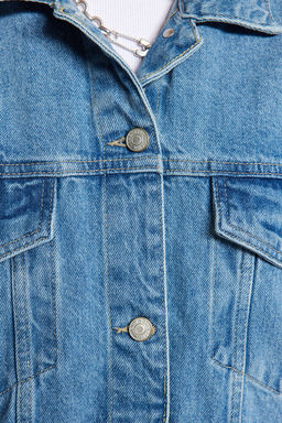 Mavi Oversize Trucker Denim Ceket TWOAW23CE00189 - Trendyolmilla фото 12