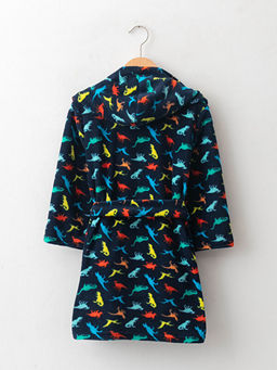 Kap??onlu Desenli Uzun Kollu Polar Erkek ?ocuk Sabahl?k - Waikiki фото 2