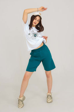 Шорты Натали 21586 из хлопка с полиэстером  фото 19