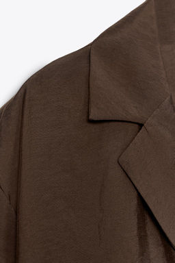 FLOWING SHIRT WITH POCKET - Zara фото 16