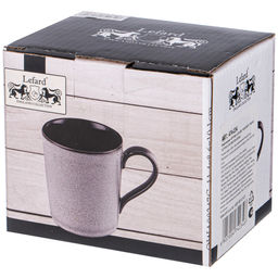 КРУЖКА LEFARD GRAPHITE 300 МЛ 11,5*8*9,5 СМ СВЕТЛО-СЕРАЯ  фото 3