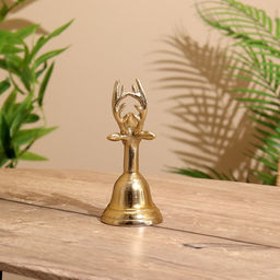 Колокольчик «Олень», 7.5×7.5×19 см, алюминий