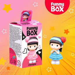 Набор для детей Funny Box Девочка с мишкой, МИКС