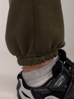 Костюм детский футер 3-х нитка начес пенье Бейби стайл ХАКИ 3 - Домтрик фото 2