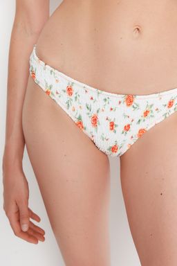 C?t?r Cicek Desenli Gipeli Dusuk Bel Bikini Alt? TBESS21BA0148