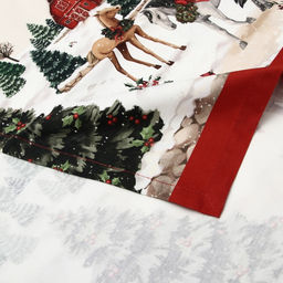 Скатерть новогодняя «Этель» New Year&apos;s farm, 110×149 см, 100% хлопок, саржа 190 г/м²