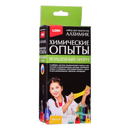 Химические опыты. Волшебный лизун "Жёлтый"