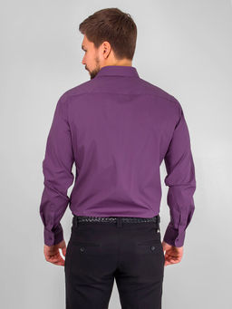 Сорочка мужская длинный рукав GREG 730/117/409/Z/1 STRETCH  фото 6