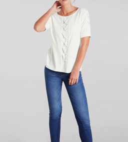 Блузка, белая