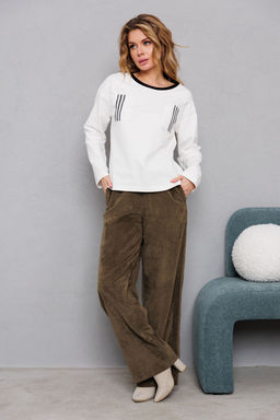 Джемпер AMORI 6471 молочный  фото 3