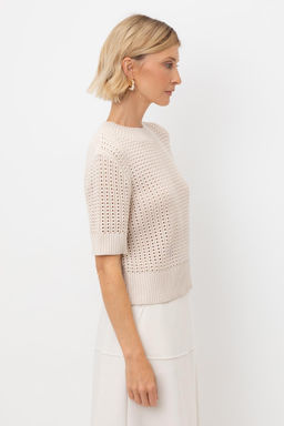 ЕВ 30220/телесный джемпер жен