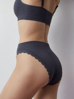 Трусы Mi 2241S French Chic Slip Alto бесшов микроф., 91% Полиамид, 9% Эластан - grigio scuro