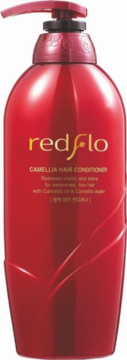 Восстанавливающий кондиционер для поврежденных волос с камелией Redflo Camellia Hair Conditioner, 750 мл, Flor de Man