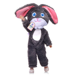 Кукла "Кира" в костюме зайчика, в коробке