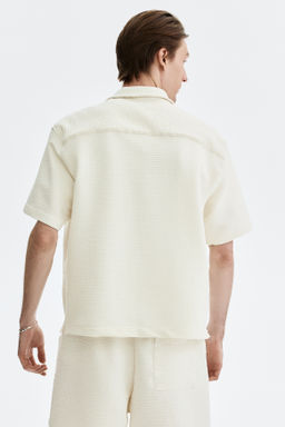 Camisa resort gofrada Relaxed Fit - H&m фото 6