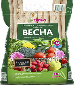 Удобрение органоминеральное 3кг Весна БИОНА