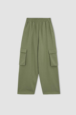 Спортивные брюки-карго Cool Jogger из тонкой ткани с карманами - Defacto фото 8