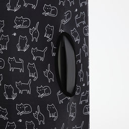 Чехол для чемодана 24, цвет чёрный - Simaland фото 5