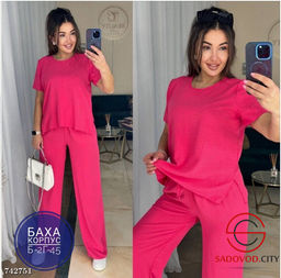 Летний брючный костюм двойка