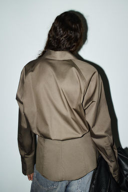 FITTED HEM SHIRT - Zara фото 5