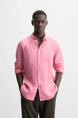 100% LINEN SHIRT - Zara фото 2