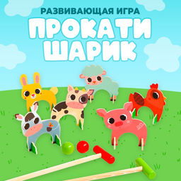 Развивающая игра Прокати шарик, 43.5?4.5?18.5 см