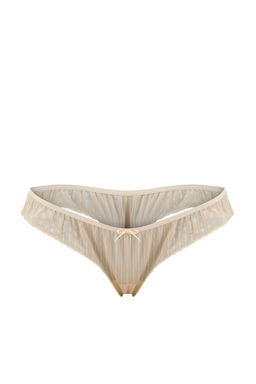 Kahverengi-Cok Renkli 3lu Tul Cizgili Tanga Kulot THMSS26KU00012