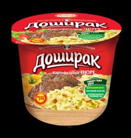 3шт.Пюре Доширак со вкусом Мяса б/п  фото 2