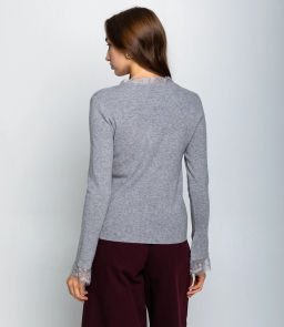 Джемпер #КТ9045, серый