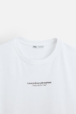 LIMITED EDITION TOAST PRINT T-SHIRT - Zara фото 7