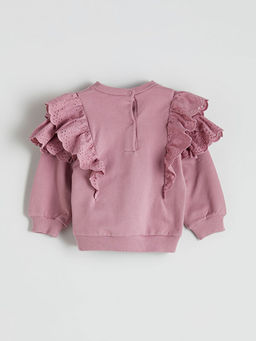 Bebe Yaka K?z Bebek Sweatshirt