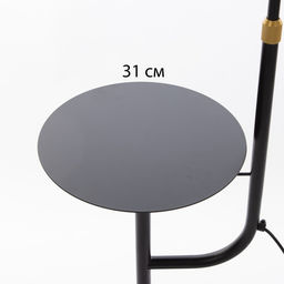 Торшер Ruta 1×40 Вт Е27 черный/золото 28×28×160 см