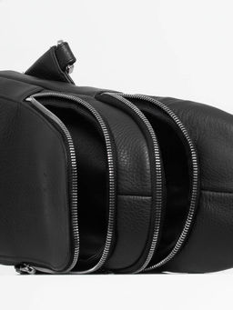 Мужская кожаная сумка Richet 2411LN 811 Черный