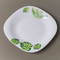 Тарелка квадратная 200 мм / FP-80XN (7242) /уп 6/48/ Монстера - Галеонтрейд фото 16