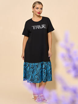 Платье 0387-1с глубокий черный - Dora фото 14