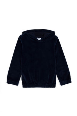 Темно-синий свитшот для девочки